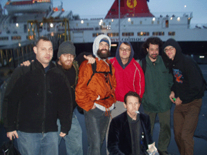 Ferry on the way to Isle of Arran gig, Scotland